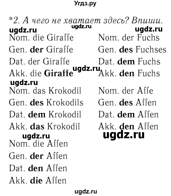 ГДЗ (Решебник №2) по немецкому языку 4 класс (рабочая тетрадь) И.Л. Бим / страница номер / 37(продолжение 2)
