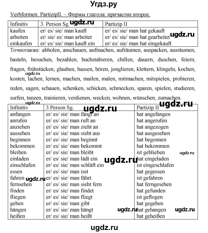 ГДЗ (Решебник) по немецкому языку 6 класс (рабочая тетрадь Horizonte) Аверин М.М. / страница номер / 73