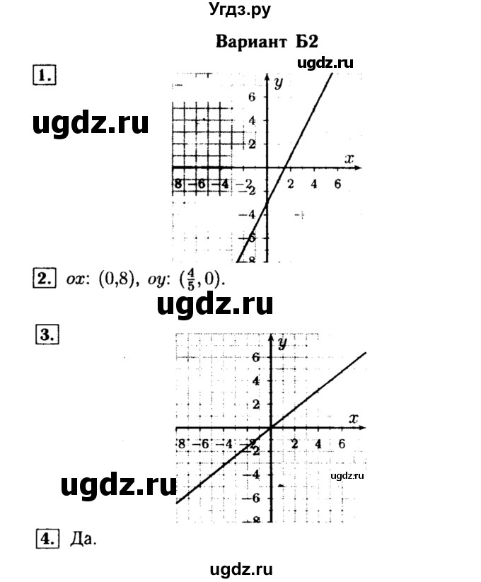 ГДЗ (Решебник) по алгебре 7 класс (самостоятельные и контрольные работы) А.П. Ершова / алгебра / самостоятельная работа / C-5 / Б2