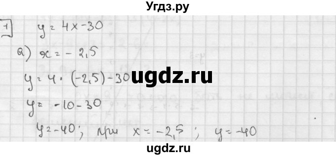 ГДЗ (решебник №2) по алгебре 7 класс (дидактические материалы) Л.И. Звавич / контрольная работа / К-3 / вариант 2 / 1