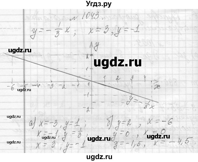ГДЗ (Решебник к учебнику 2013) по алгебре 7 класс Ю.Н. Макарычев / упражнение / 1043