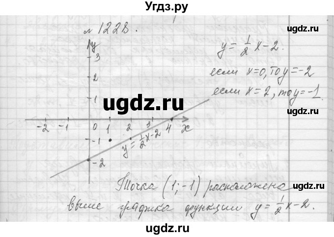 ГДЗ (Решебник к учебнику 2013) по алгебре 7 класс Ю.Н. Макарычев / упражнение / 1228