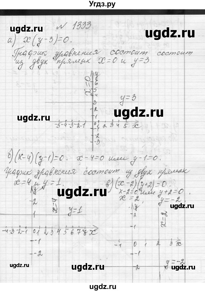 ГДЗ (Решебник к учебнику 2013) по алгебре 7 класс Ю.Н. Макарычев / упражнение / 1333