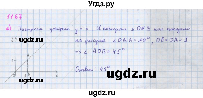 ГДЗ (Решебник к учебнику 2018) по алгебре 7 класс Ю.Н. Макарычев / упражнение / 1167