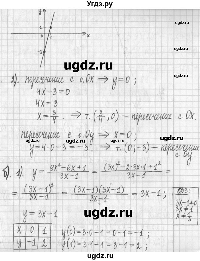ГДЗ (Решебник) по алгебре 7 класс Г. К. Муравин / упражнение / 419(продолжение 2)
