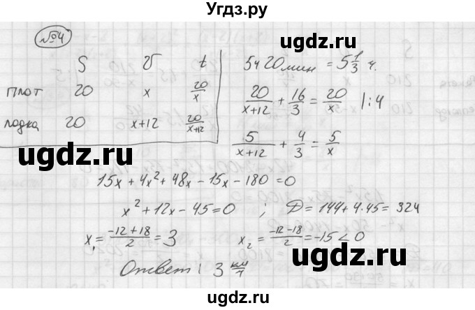 ГДЗ (решебник №2) по алгебре 8 класс (дидактические материалы) Жохов В.И. / контрольная работа / №10 / Вариант 4А / 4