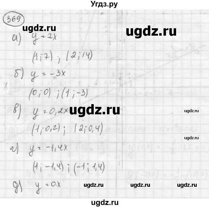 ГДЗ (Решебник к учебнику 2015) по алгебре 8 класс С.М. Никольский / номер / 369