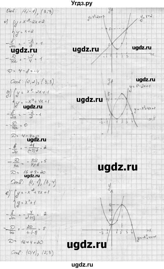 ГДЗ (Решебник к учебнику 2015) по алгебре 8 класс С.М. Никольский / номер / 584(продолжение 2)
