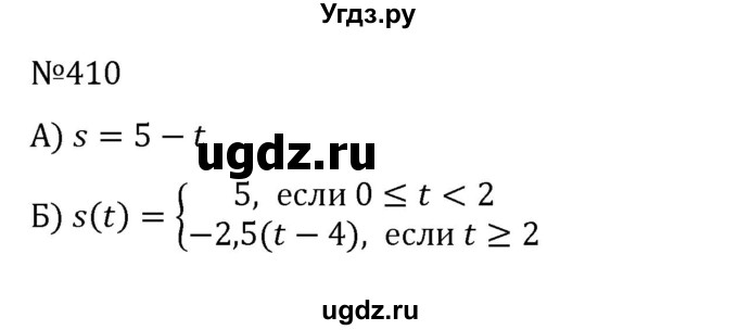 ГДЗ (Решебник к учебнику 2022) по алгебре 8 класс С.М. Никольский / номер / 410