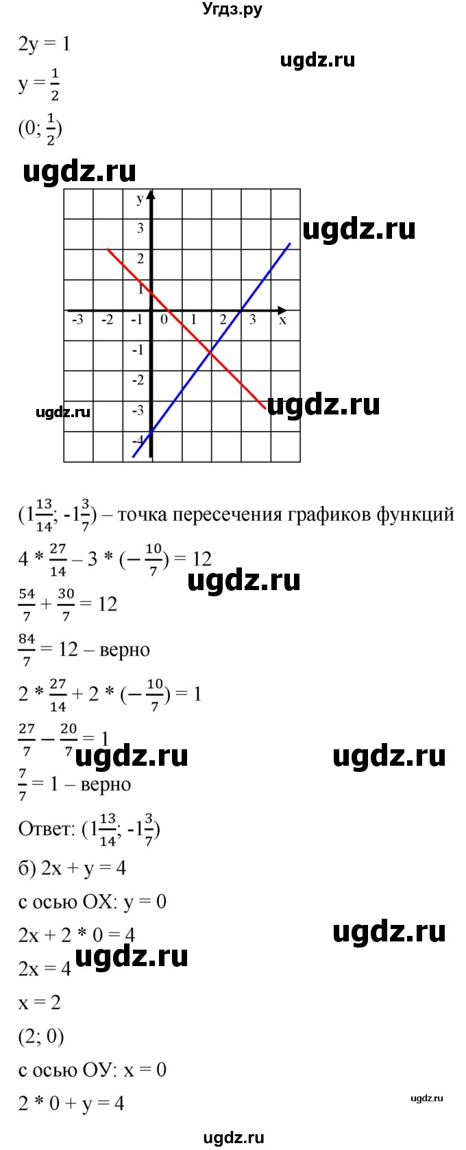 ГДЗ (Решебник к учебнику 2019) по алгебре 8 класс Г.В. Дорофеев / упражнение / 595(продолжение 2)