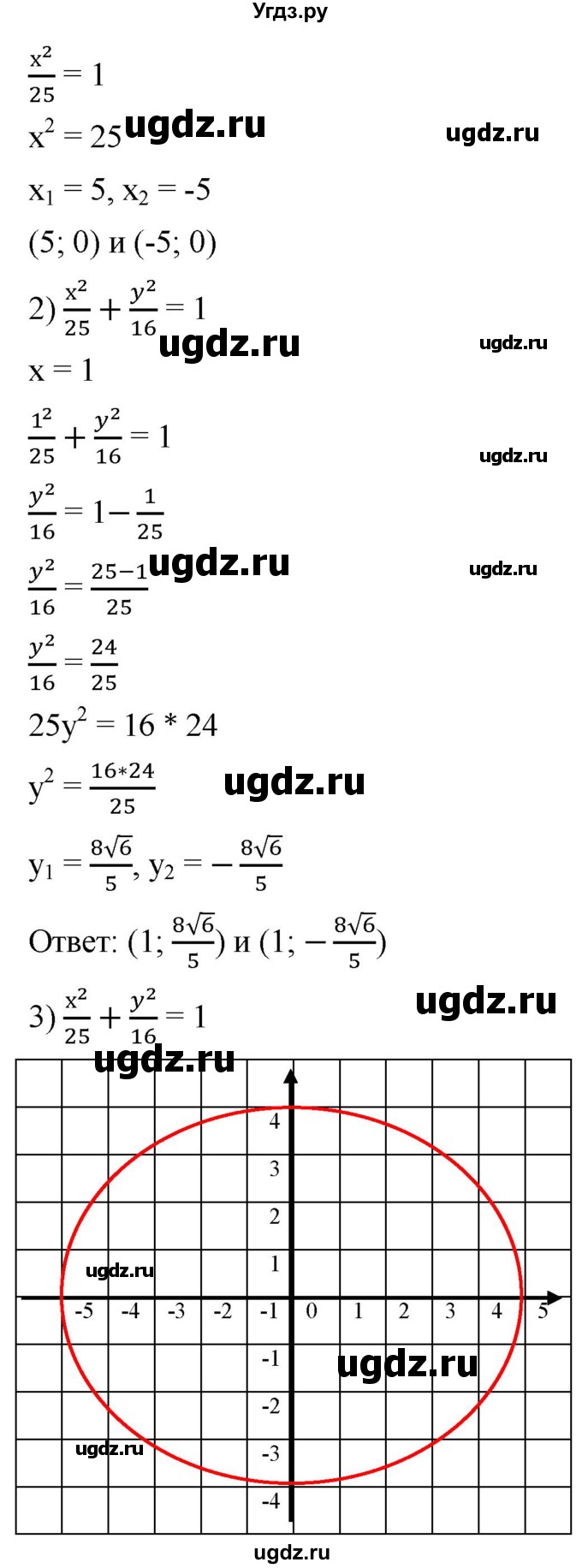 ГДЗ (Решебник к учебнику 2019) по алгебре 8 класс Г.В. Дорофеев / упражнение / 604(продолжение 2)