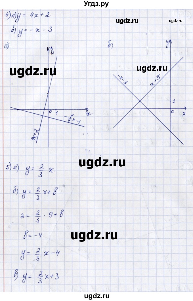 ГДЗ (Решебник к учебнику 2014) по алгебре 8 класс Г.В. Дорофеев / упражнение / 696(продолжение 2)