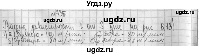 ГДЗ (Решебник к учебнику 2014) по алгебре 8 класс Г.В. Дорофеев / упражнение / 736