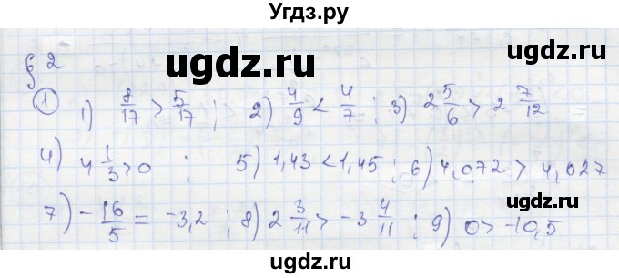 ГДЗ (Решебник к тетради 2016) по алгебре 8 класс (рабочая тетрадь) Колягин Ю. М. / §2 / 1