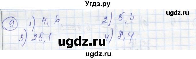 ГДЗ (Решебник к тетради 2016) по алгебре 8 класс (рабочая тетрадь) Колягин Ю. М. / §21 / 9