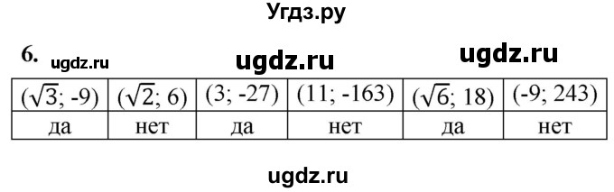ГДЗ (Решебник к тетради 2023) по алгебре 8 класс (рабочая тетрадь) Колягин Ю. М. / §37 / 6