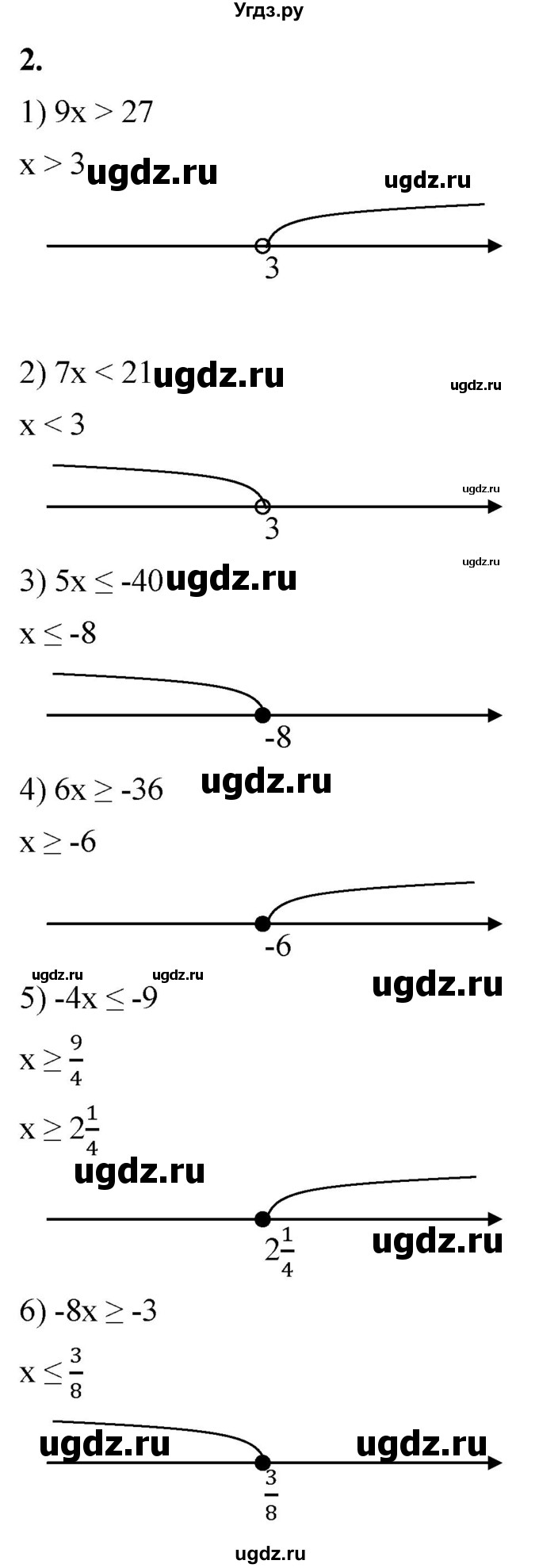 ГДЗ (Решебник к тетради 2023) по алгебре 8 класс (рабочая тетрадь) Колягин Ю. М. / §8 / 2