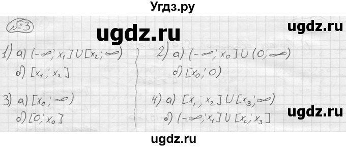 ГДЗ (решебник) по алгебре 9 класс Ю.М. Колягин / вводный вопрос / §10 / 3