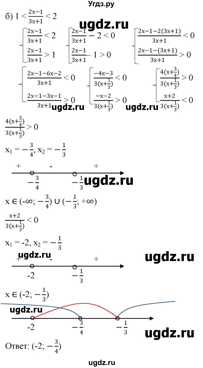 ГДЗ (Решебник к учебнику 2022) по алгебре 9 класс С.М. Никольский / номер / 1106(продолжение 2)