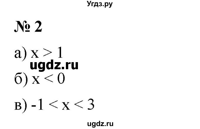 ГДЗ (Решебник к учебнику 2022) по алгебре 9 класс С.М. Никольский / номер / 2