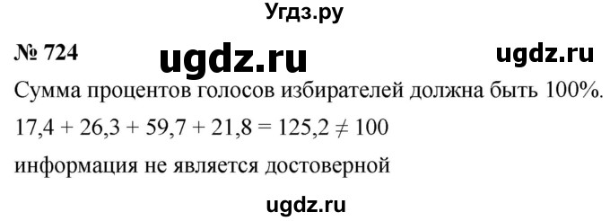 ГДЗ (Решебник к учебнику 2022) по алгебре 9 класс С.М. Никольский / номер / 724