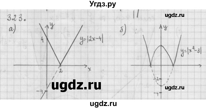ГДЗ (Решебник к учебнику 2015) по алгебре 9 класс Г.В. Дорофеев / номер / 323