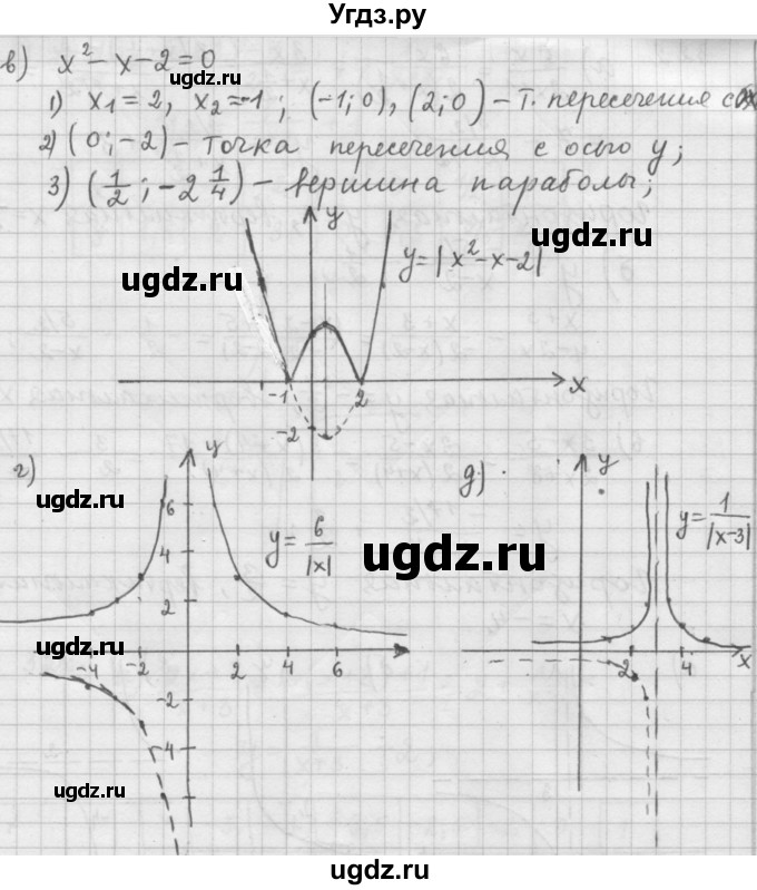 ГДЗ (Решебник к учебнику 2015) по алгебре 9 класс Г.В. Дорофеев / номер / 323(продолжение 2)