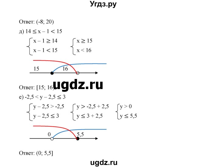 ГДЗ (Решебник к учебнику 2019) по алгебре 9 класс Г.В. Дорофеев / номер / 109(продолжение 2)