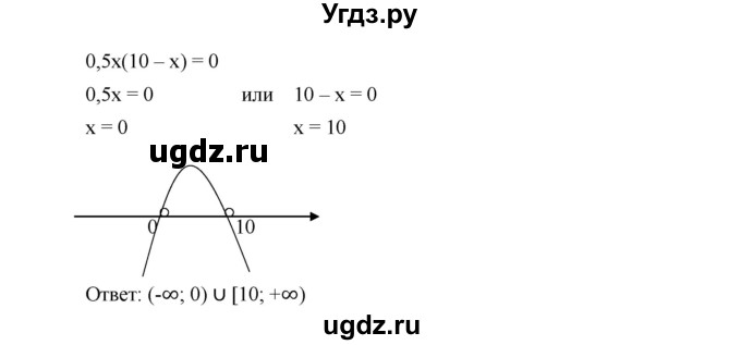 ГДЗ (Решебник к учебнику 2019) по алгебре 9 класс Г.В. Дорофеев / номер / 296(продолжение 2)