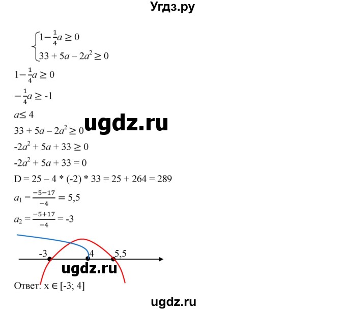 ГДЗ (Решебник к учебнику 2019) по алгебре 9 класс Г.В. Дорофеев / номер / 336(продолжение 2)