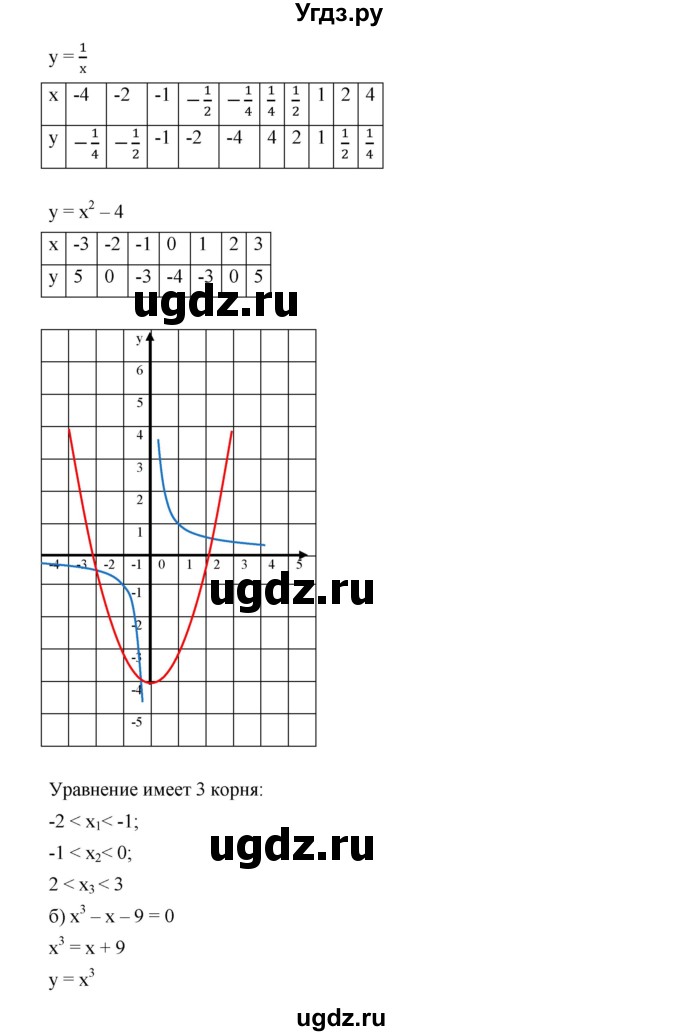 ГДЗ (Решебник к учебнику 2019) по алгебре 9 класс Г.В. Дорофеев / номер / 492(продолжение 2)