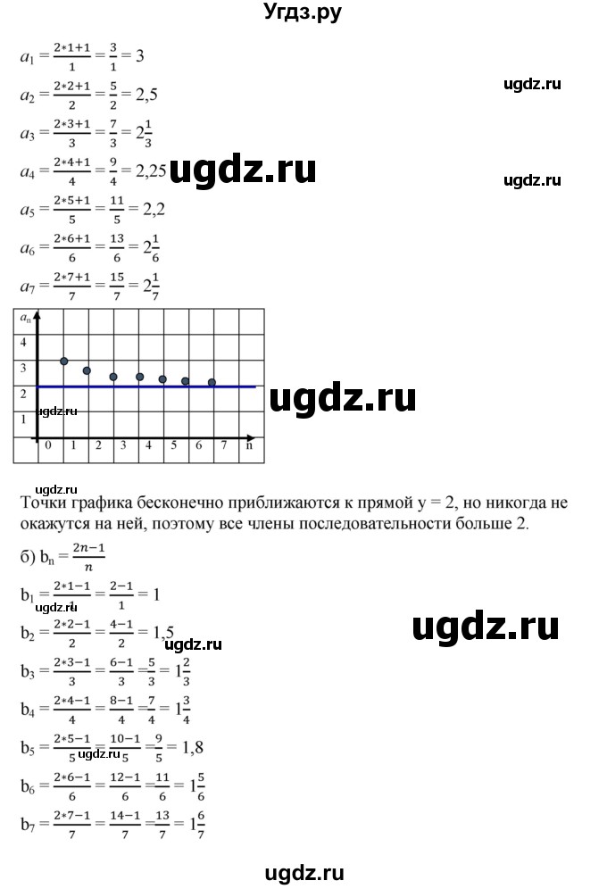 ГДЗ (Решебник к учебнику 2019) по алгебре 9 класс Г.В. Дорофеев / номер / 585(продолжение 2)
