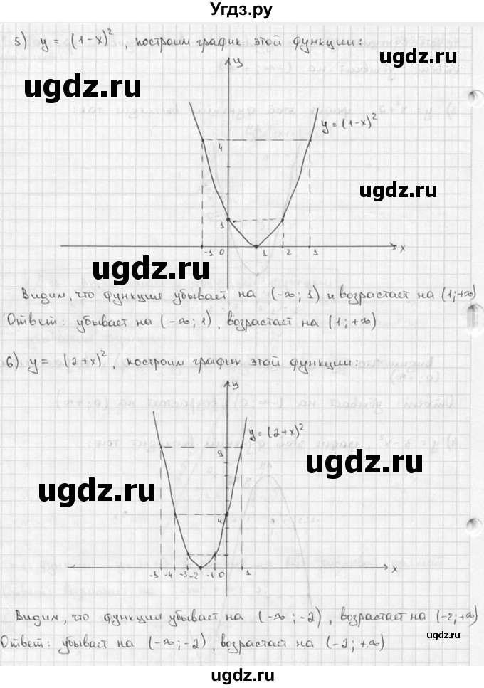 ГДЗ (решебник) по алгебре 9 класс Ш.А. Алимов / № / 164(продолжение 3)