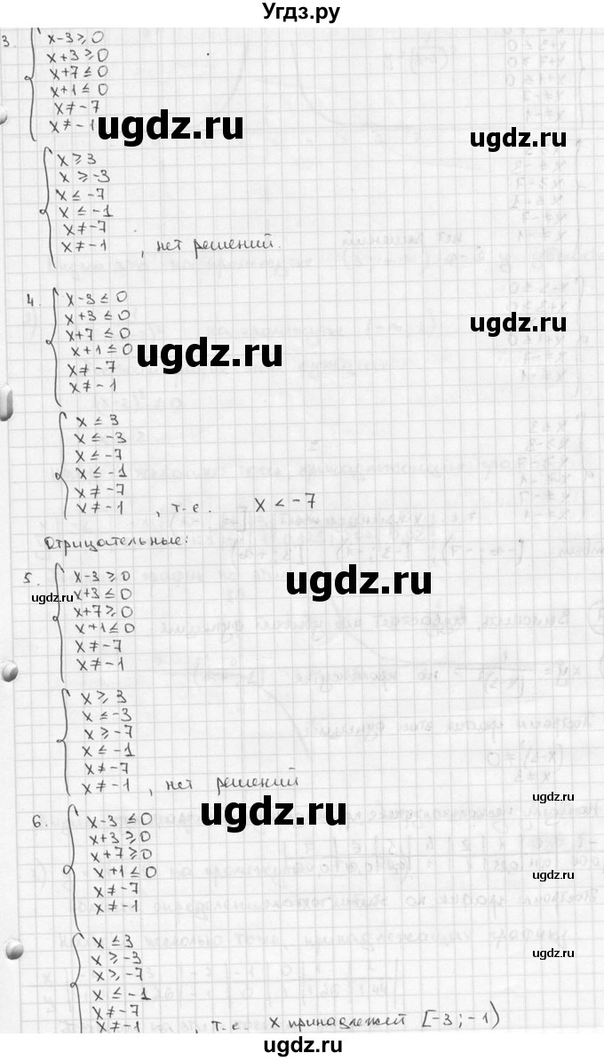 ГДЗ (решебник) по алгебре 9 класс Ш.А. Алимов / № / 216(продолжение 4)