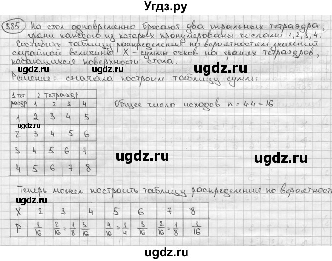 ГДЗ (решебник) по алгебре 9 класс Ш.А. Алимов / № / 385