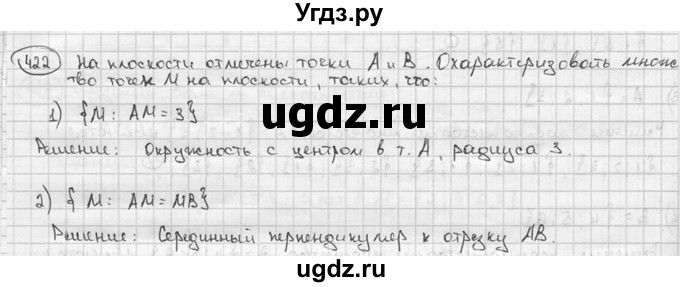 ГДЗ (решебник) по алгебре 9 класс Ш.А. Алимов / № / 422