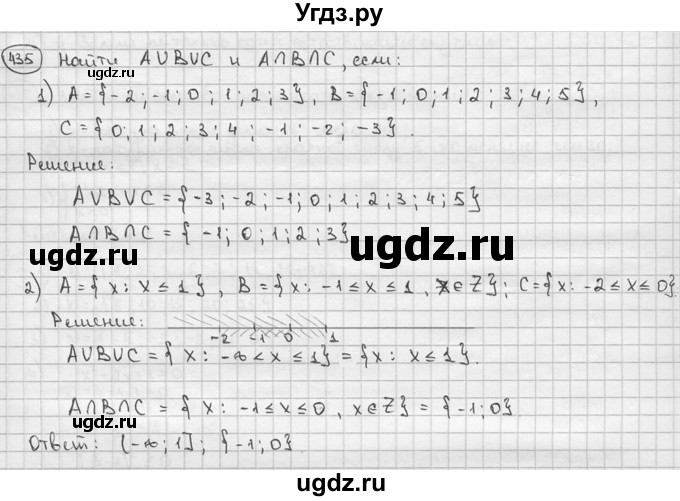 ГДЗ (решебник) по алгебре 9 класс Ш.А. Алимов / № / 435