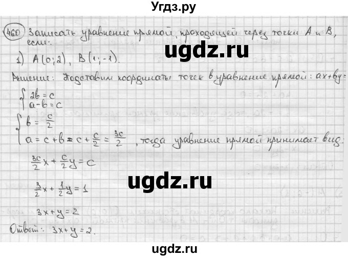 ГДЗ (решебник) по алгебре 9 класс Ш.А. Алимов / № / 460