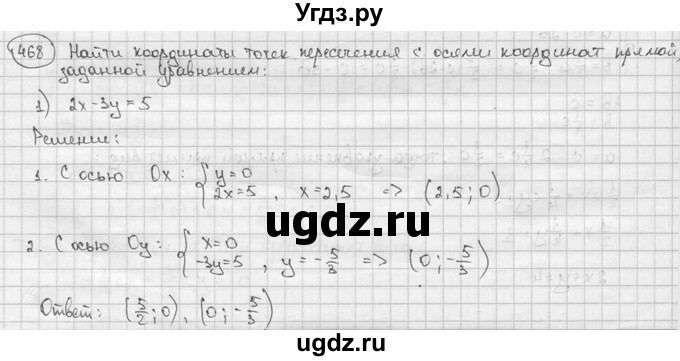 ГДЗ (решебник) по алгебре 9 класс Ш.А. Алимов / № / 468