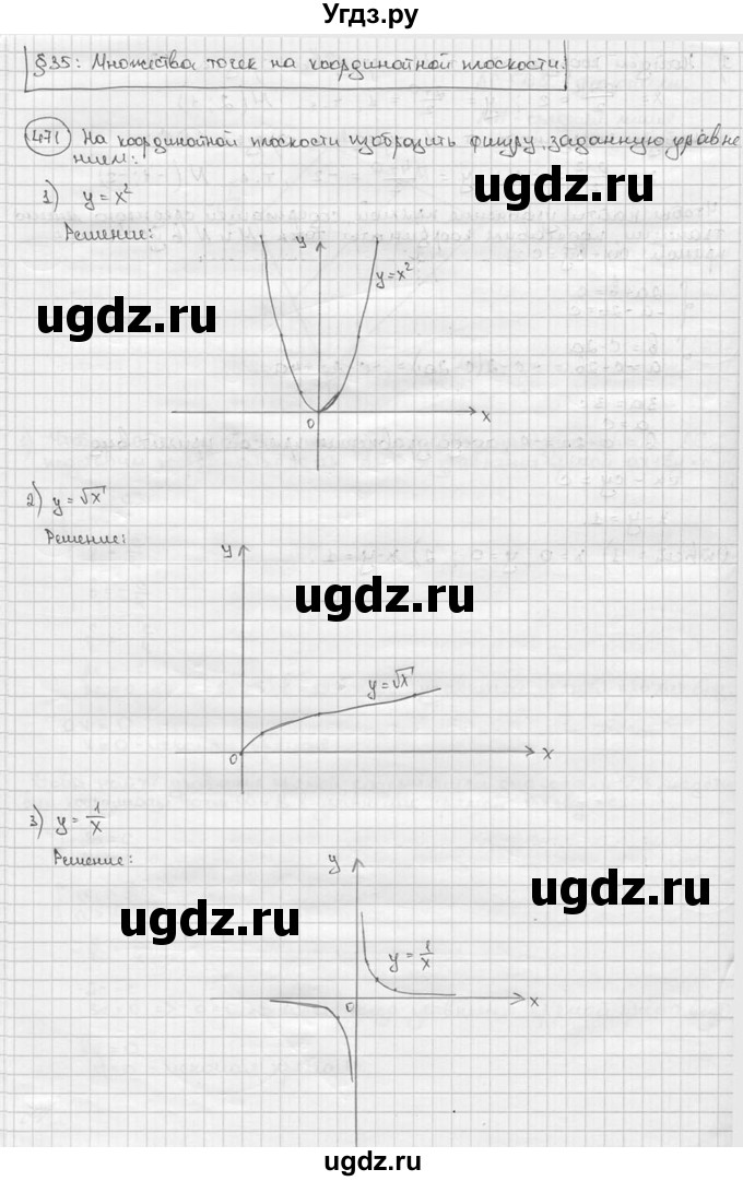 ГДЗ (решебник) по алгебре 9 класс Ш.А. Алимов / № / 471