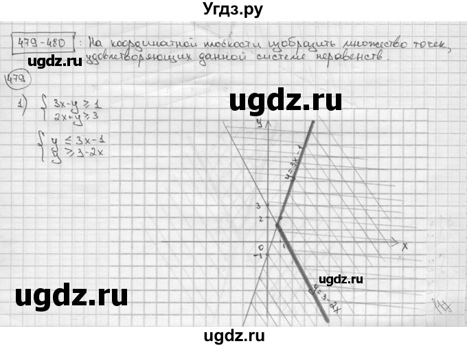ГДЗ (решебник) по алгебре 9 класс Ш.А. Алимов / № / 479