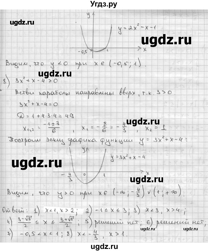 ГДЗ (решебник) по алгебре 9 класс Ш.А. Алимов / № / 646(продолжение 4)