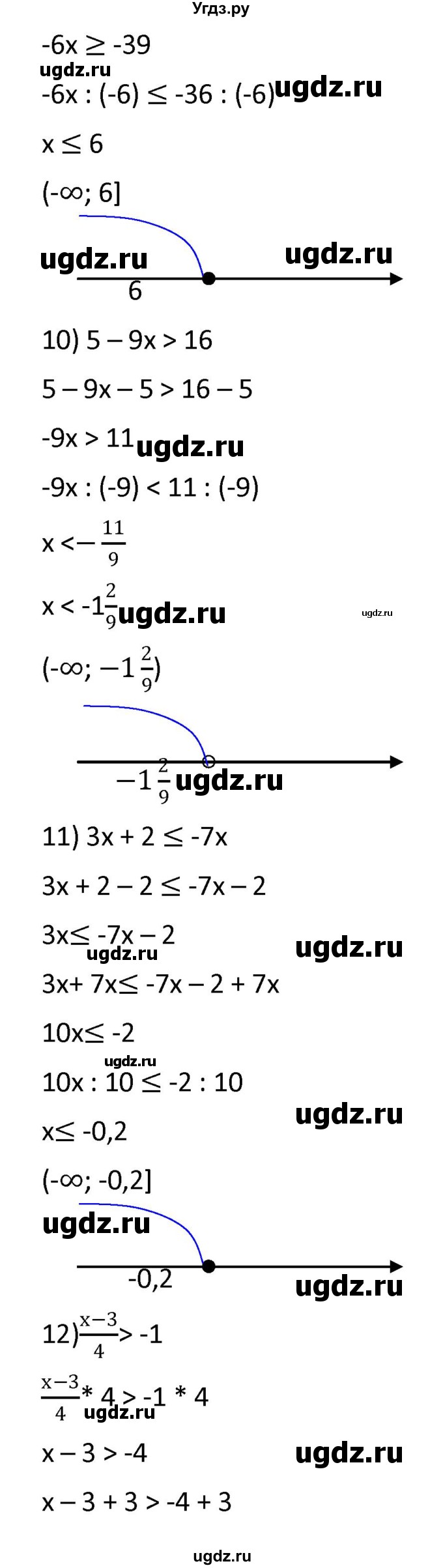 ГДЗ (Решебник к учебнику 2021) по алгебре 9 класс А.Г. Мерзляк / упражнение / 118(продолжение 3)