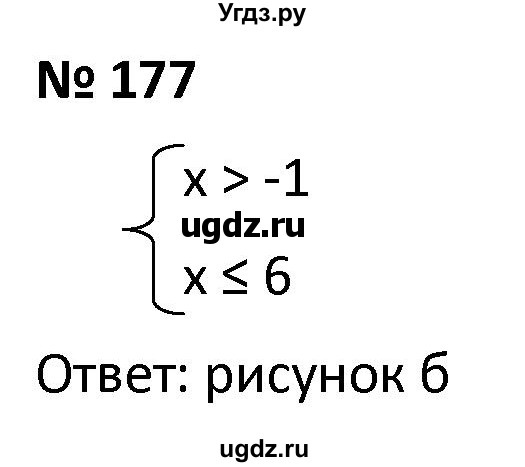 ГДЗ (Решебник к учебнику 2021) по алгебре 9 класс А.Г. Мерзляк / упражнение / 177