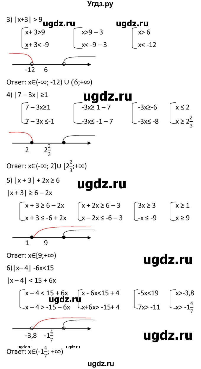 ГДЗ (Решебник к учебнику 2021) по алгебре 9 класс А.Г. Мерзляк / упражнение / 205(продолжение 2)