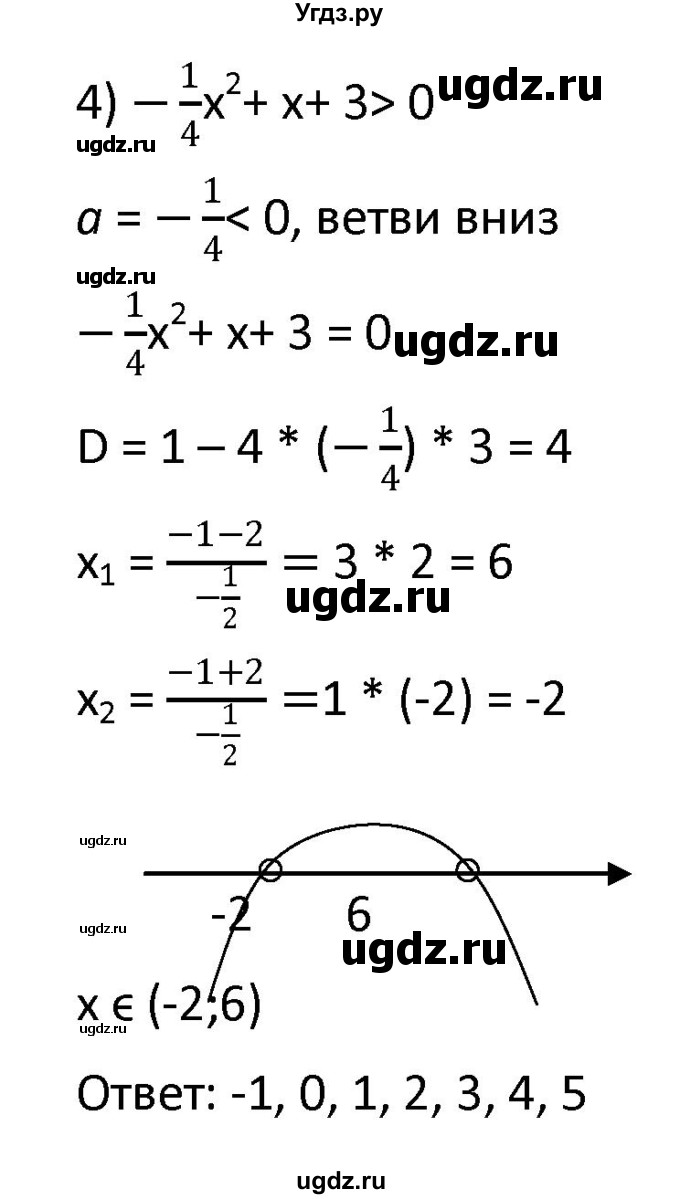 ГДЗ (Решебник к учебнику 2021) по алгебре 9 класс А.Г. Мерзляк / упражнение / 414(продолжение 3)