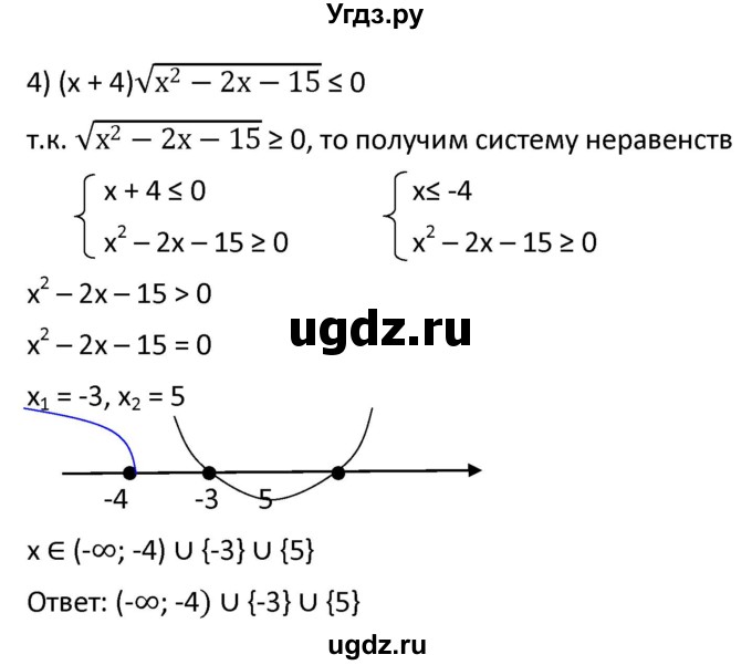 ГДЗ (Решебник к учебнику 2021) по алгебре 9 класс А.Г. Мерзляк / упражнение / 433(продолжение 3)