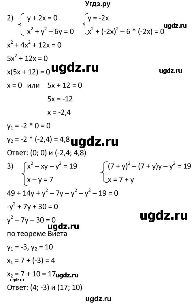 ГДЗ (Решебник к учебнику 2021) по алгебре 9 класс А.Г. Мерзляк / упражнение / 455(продолжение 2)