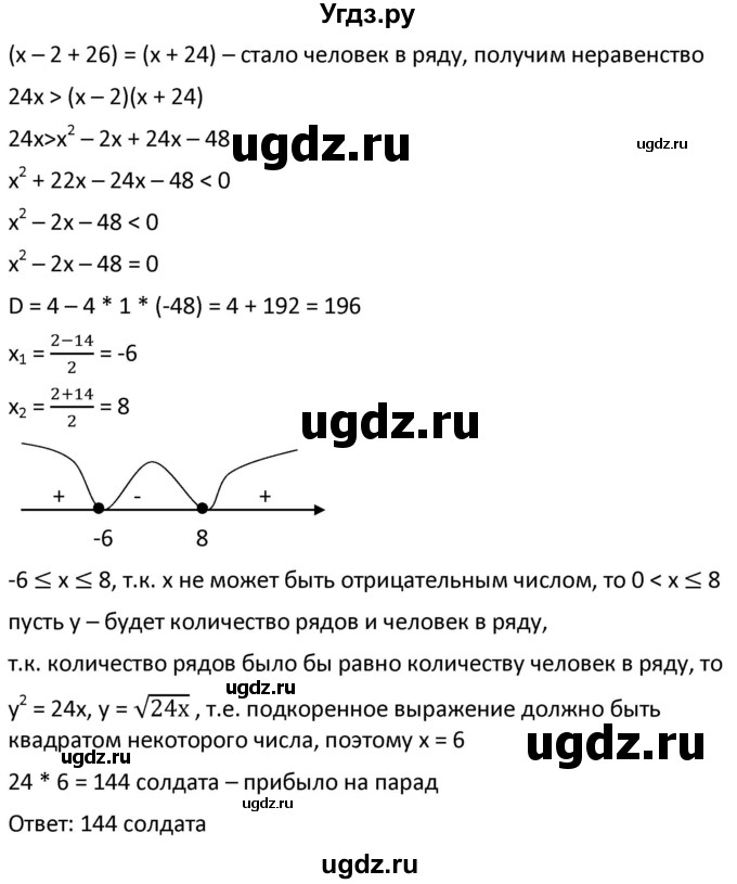 ГДЗ (Решебник к учебнику 2021) по алгебре 9 класс А.Г. Мерзляк / упражнение / 511(продолжение 2)