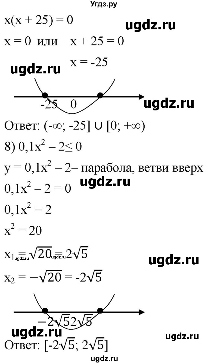 ГДЗ (Решебник к учебнику 2021) по алгебре 9 класс А.Г. Мерзляк / упражнение / 976(продолжение 3)